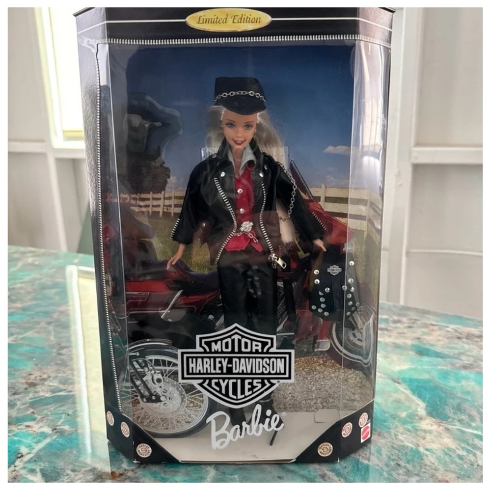 Harley-Davidson Barbie Doll - Black and Red Outfit